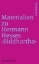 Buchcover und Innenansicht für das Buch: Materialien zu Hermann Hesses »Siddhartha«