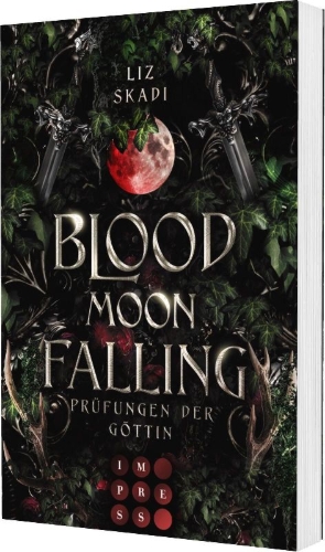 Buchcover und Innenansicht für das Buch: Blood Moon Falling. Prüfungen der Göttin (Blood Moon Rising 2)