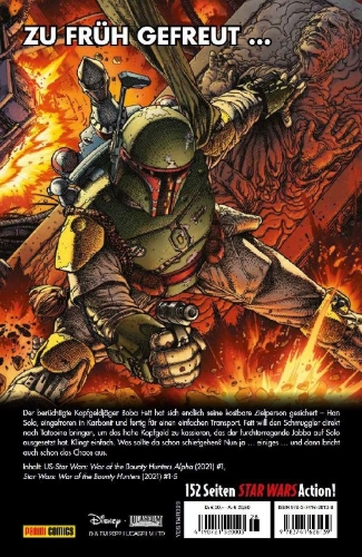Buchcover und Innenansicht für das Buch: Star Wars: War of the Bounty Hunters: Alpha; Star Wars: War of the Bounty Hunters: #1-#5