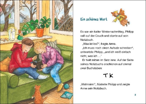 Buchcover und Innenansicht für das Buch: Das magische Baumhaus junior (Band 38) - Das Geheimnis der Elfen