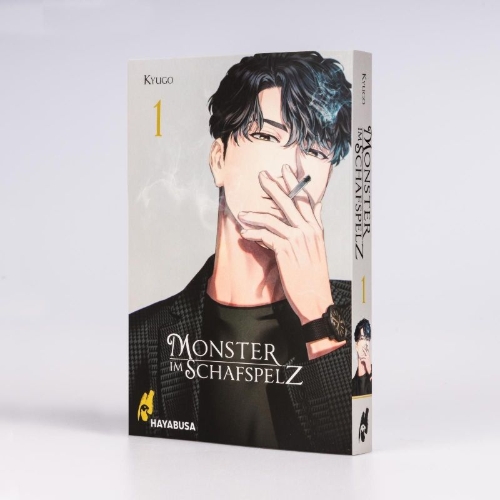 Buchcover und Innenansicht für das Buch: Hitsuji no Kawa wo Kita Kemono
