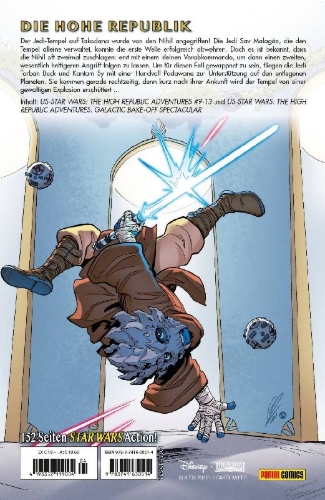 Buchcover und Innenansicht für das Buch: US-Star Wars: The High Republic Adventures #9-#13; Star Wars Galatic Bake-Off Specacular