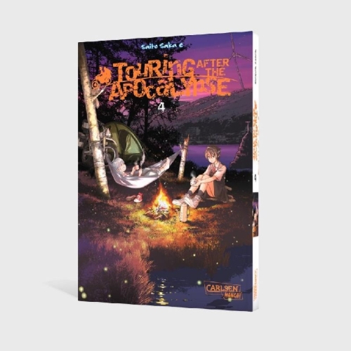 Buchcover und Innenansicht für das Buch: Shuumatsu Touring