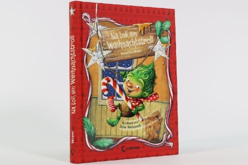 Buchcover und Innenansicht für das Buch: Na toll, ein Weihnachtstroll (Band 1)