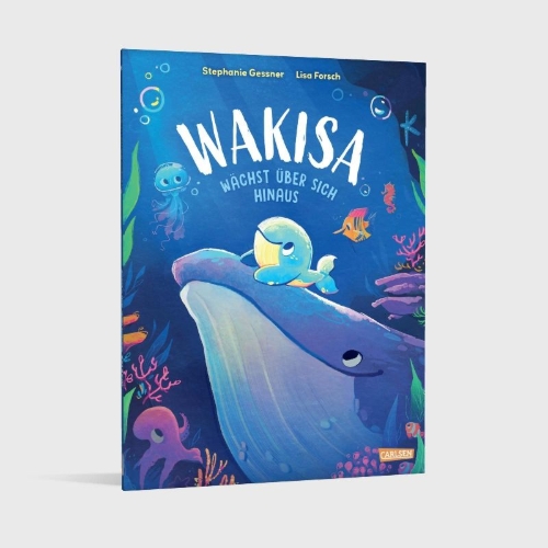 Buchcover und Innenansicht für das Buch: Wakisa wächst über sich hinaus