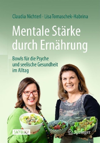 Buchcover und Innenansicht für das Buch: Mentale Stärke durch Ernährung