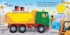 Buchcover und Innenansicht für das Buch: Mein erstes Fahrzeuge-Klappenbuch: Lastwagen