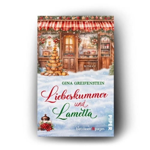 Buchcover und Innenansicht für das Buch: Liebeskummer & Lametta