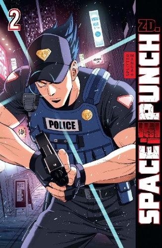 Buchcover und Innenansicht für das Buch: Space Punch 02