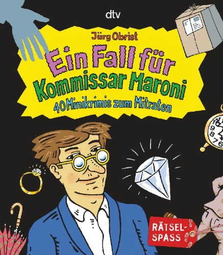 Buchcover und Innenansicht für das Buch: Ein Fall für Kommissar Maroni