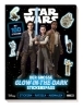 Buchcover und Innenansicht für das Buch: Disney Star Wars: Der große Glow-in-the-Dark-Stickerspaß: Stickern - Rätseln - Ausmalen