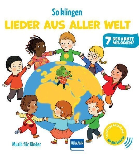 Buchcover und Innenansicht für das Buch: So klingen Lieder aus aller Welt