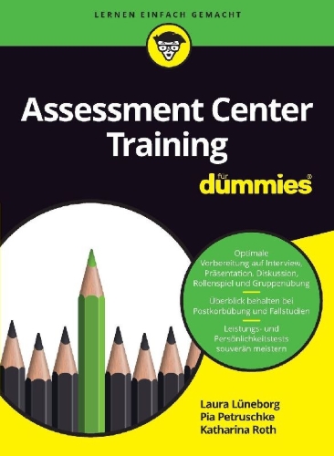 Buchcover und Innenansicht für das Buch: Assessment Center Training für Dummies