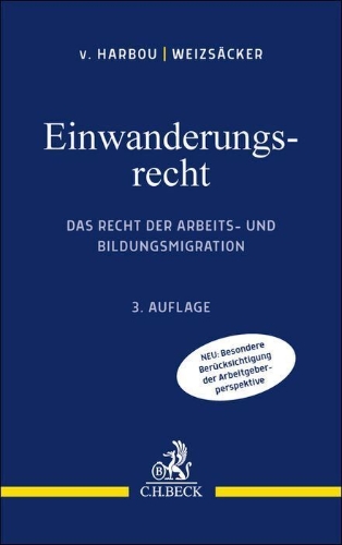 Buchcover und Innenansicht für das Buch: Einwanderungsrecht