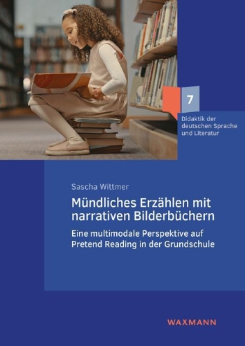 Buchcover und Innenansicht für das Buch: Mündliches Erzählen mit narrativen Bilderbüchern