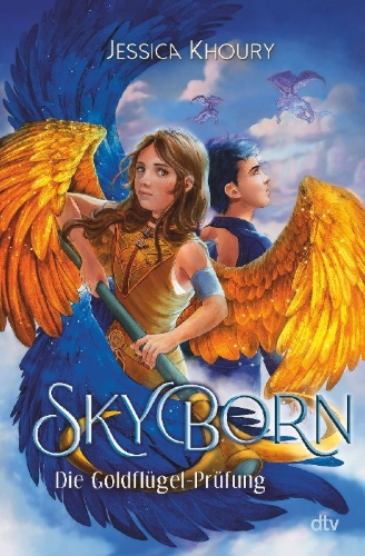 Buchcover und Innenansicht für das Buch: Sparrow Rising - Skyborn 1