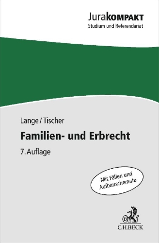 Buchcover und Innenansicht für das Buch: Familien- und Erbrecht