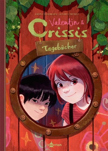 Buchcover und Innenansicht für das Buch: Valentin und Crissis Tagebücher