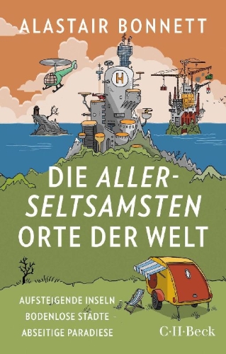 Buchcover und Innenansicht für das Buch: Beyond the Map. Unruly Enclaves, Ghostly Places, Emerging Lands and Our Search for New Utopias