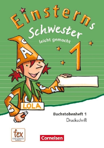 Buchcover und Innenansicht für das Buch: Einsterns Schwester - Zu Ausgabe 2015 und Ausgabe 2021 - 1. Schuljahr