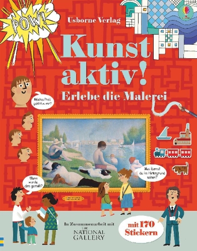 Buchcover und Innenansicht für das Buch: Kunst aktiv!