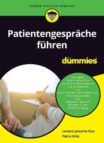 Buchcover und Innenansicht für das Buch: Patientengespräche führen für Dummies