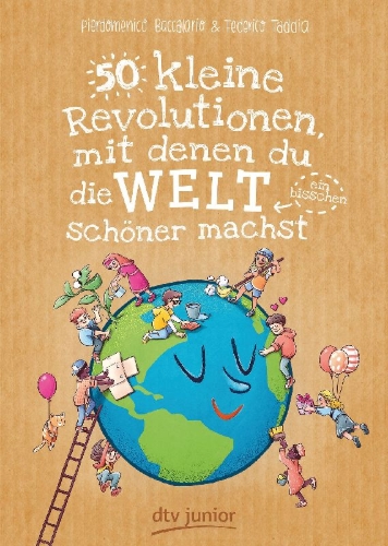 Buchcover und Innenansicht für das Buch: Il manuale delle 50 (piccole) rivoluzioni