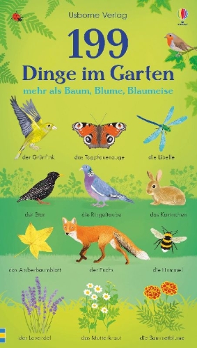 Buchcover und Innenansicht für das Buch: 199 Dinge im Garten