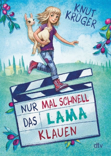 Buchcover und Innenansicht für das Buch: Nur mal schnell das Lama klauen