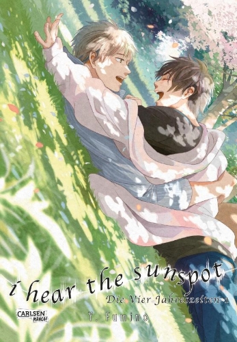 Buchcover und Innenansicht für das Buch: Hidamari ga Kikoeru: Shunkashuutou