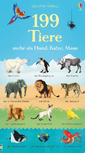 Buchcover und Innenansicht für das Buch: 199 Tiere