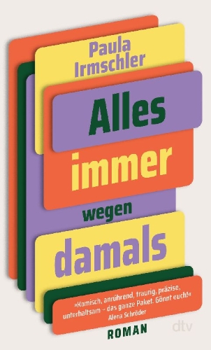 Buchcover und Innenansicht für das Buch: Alles immer wegen damals