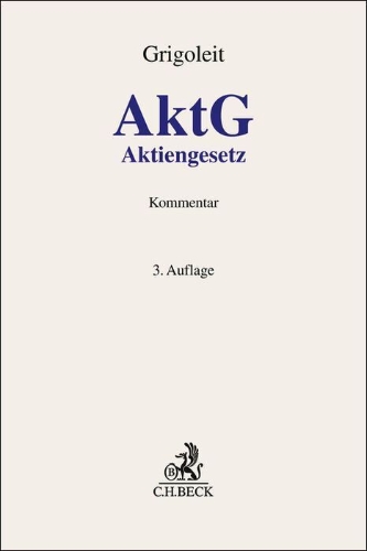 Buchcover und Innenansicht für das Buch: Aktiengesetz. AktG