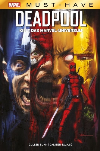 Buchcover und Innenansicht für das Buch: Deadpool kills the Marvel Universe (2012) #1-#3