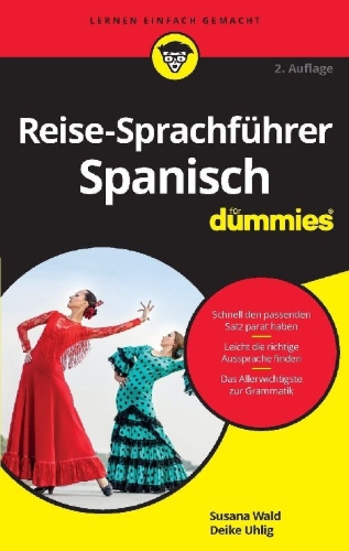 Buchcover und Innenansicht für das Buch: Reise-Sprachführer Spanisch für Dummies