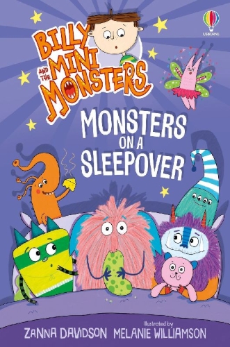 Buchcover und Innenansicht für das Buch: Monsters on a Sleepover