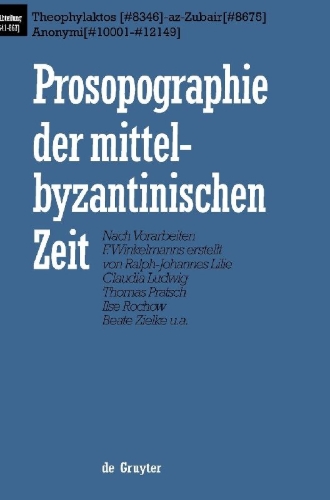 Buchcover und Innenansicht für das Buch: Theophylaktos (#8346) - az-Zubair (#8675), Anonymi (#10001 - #12149)