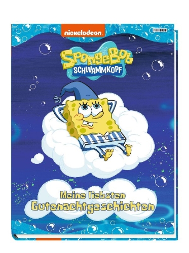 Buchcover und Innenansicht für das Buch: SpongeBob Schwammkopf: Meine liebsten Gutenachtgeschichten