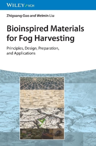 Buchcover und Innenansicht für das Buch: Bioinspired Materials for Fog Harvesting