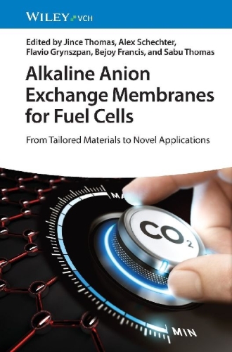 Buchcover und Innenansicht für das Buch: Alkaline Anion Exchange Membranes for Fuel Cells