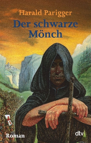 Buchcover und Innenansicht für das Buch: Der schwarze Mönch