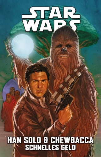 Buchcover und Innenansicht für das Buch: Star Wars: Han Solo & Chewbacca (2022) #1-#5; Star Wars: Life Day (2022) #1