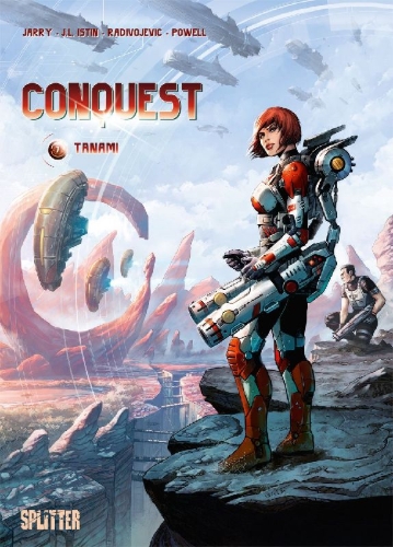 Buchcover und Innenansicht für das Buch: Conquest. Band 7