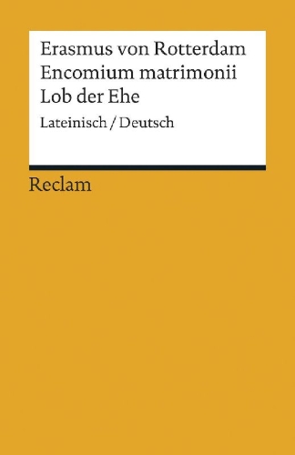 Buchcover und Innenansicht für das Buch: Encomium matrimonii / Lob der Ehe