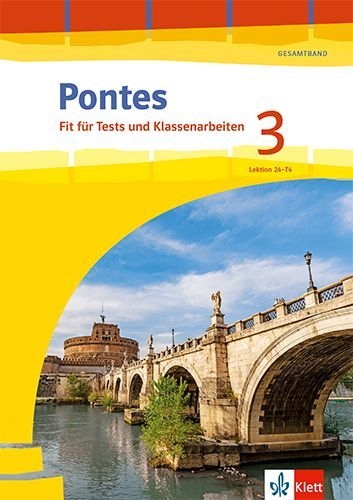Buchcover und Innenansicht für das Buch: Pontes Gesamtband 3. Arbeitsheft mit Lösungen und Mediensammlung 3. Lernjahr