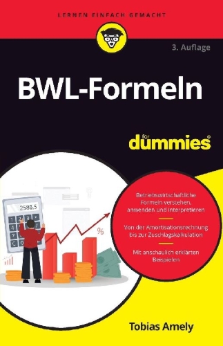 Buchcover und Innenansicht für das Buch: BWL-Formeln für Dummies
