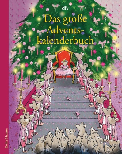 Buchcover und Innenansicht für das Buch: Das große Adventskalenderbuch