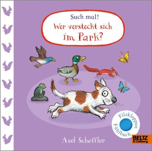 Buchcover und Innenansicht für das Buch: Who's hiding in the Park?
