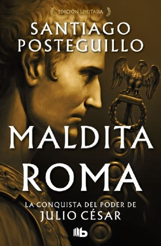Buchcover und Innenansicht für das Buch: Maldita Roma (Julio Cesar 2)