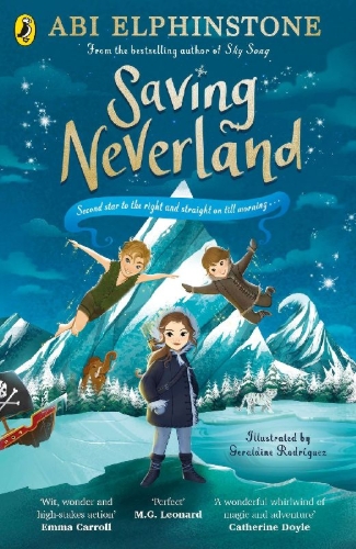 Buchcover und Innenansicht für das Buch: Saving Neverland